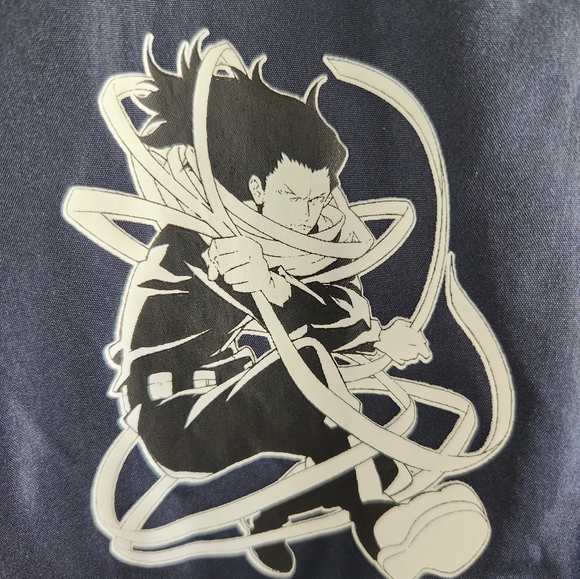My Hero Academia Eraser Head Logo Windbreaker Size Small - Picture 4 of 7